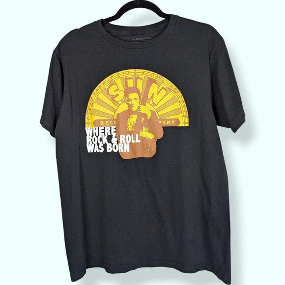 (2/$20) Sun Records Elvis Presley Graphic Tee - Picture 1 of 4